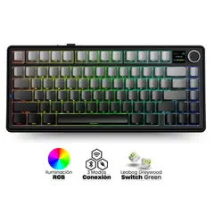 AULA - Teclado Mecanico Aula F75 Max RGB Switch Green