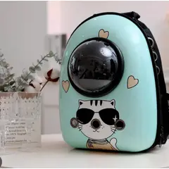 GENERICO - Mochila Transportadora para Gatos Mochila Viajera con Ventana Transparente