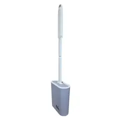 GENERICO - Juego De Escobilla Y Soporte Para Inodoro PLOMO X 2 UND
