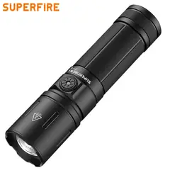 OEM - Linterna LED Recargable Zoom USB C Alta Potencia 1100 Lúmenes Con Luz Lateral Para Camping