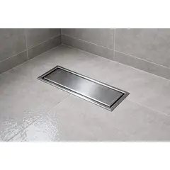 GENERICO - SUMIDERO 20x10CM ACERO INOXIDABLE CON TRAMPA ANTIOLORES