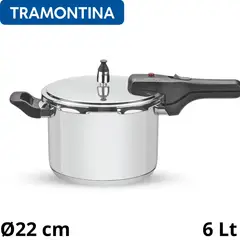 TRAMONTINA - Olla a Presión Brava 6 L - Ø22 cm Tramontina