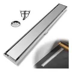 EVERSO - Desagüe Sumidero De 40cm, Antiolores, Con Trampa + Rejilla