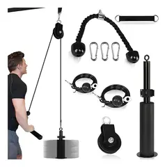 EVERSO - Equipo Fitness Gimnasio Polea Cable Brazo Biceps Triceps Diy