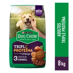 DOG CHOW - Comida Para Perro Dog Chow Triple Proteina 8kg
