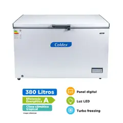 COLDEX - Congeladora Horizontal Coldex 380L CH40PLUS Blanco