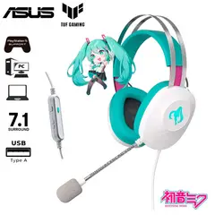 ASUS - Audifono ASUS TUF Gaming H1 GEN II x Hatsune Miku  sonido envolvente virtual 7.1