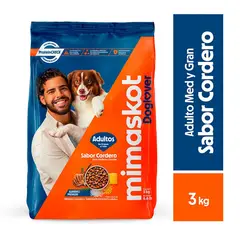 MIMASKOT - Alimento para Perro Adulto Mimaskot Cordero Razas MedGran 3 Kg