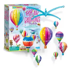 4M - Set crea un móbil modelo globos aerostáticos DIY