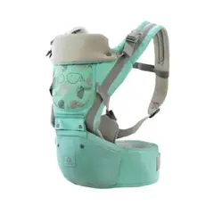 GENERICO - Portabebés Ergonómico 3 en 1 con Asiento Desmontable – Color verde