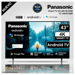 Panasonic - Televisor PANASONIC 43 TC-43MX700P 4K UHD ANDROID TV