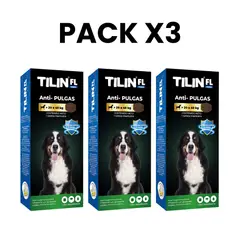 PLOP - Pack X3 Tilin 20 A 40kg Antipulgas Con Hepatoprotector
