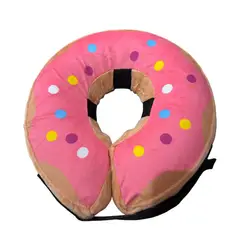 GENERICO - Collar isabelino inflable para mascotas talla S rosado