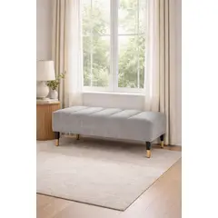 ARTSOFA - Banqueta Dos Cuerpos Element Gris Antifluido