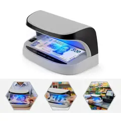 OEM - Lámpara Detectora de Billetes Falsos UV - Verificador Multimoneda para Pasaportes y Tarjetas