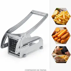 OEM - Prensa Cortadora de Papas y Vegetales Profesional - Máquina de Acero con Cuchillas