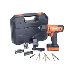 Black+Decker - Taladro Percutor Inalámbrico 12V MAX 38 Maletín BCD712VHDK