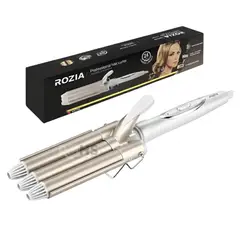 ROHS - Rizadora de Triple tenaza para cabello Rozia