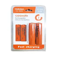 GENERICO - Pila Batería Recargable 18650 1200mah 4.2v X 2 Und