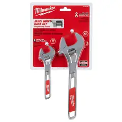 Milwaukee - JUEGO DE 2 LLAVES AJUSTABLES DE 6" y 10" Milwaukee 48-22-7400