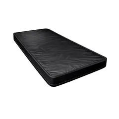 GENERICO - COLCHONETA PARA FITNESS GIMNASIA DE LONA OXFORD 1.5 M  NEGRO