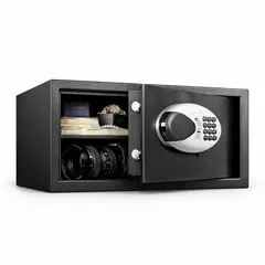 OEM - Caja De Seguridad Digital 42x37x20 Cm Con Clave Programable Y Llave De Emergencia Para Dinero