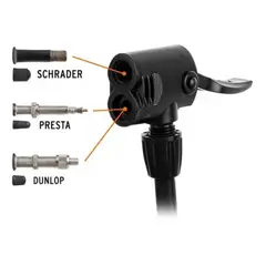 TRUPER - Inflador para bicicleta bomba de aire 100PSI balones