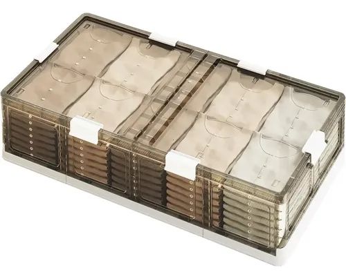Cajas Organizadoras Plegables Apilables Con Tapa Con Ruedas