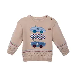 Pillin - Chompa Bebé Niño Arena TALLA 12M PVD907-26ARE12M