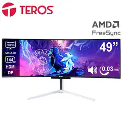 Teros - Monitor Curvo Gaming TEROS TE-4920G 49 QD-OLED 144Hz