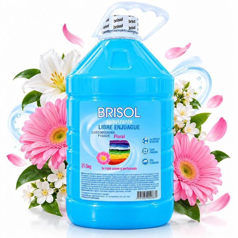 Suavizante Libre Enguaje Floral 5 Litros Concentrado Brisol