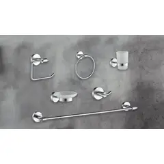 XM - KIT DE BAÑO 6 PIEZAS,ACERO304, SATINADO 72200