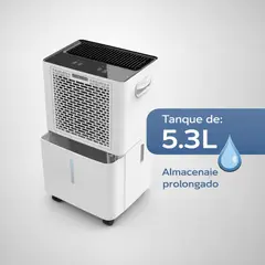 ALFANO - Deshumedecedor Portátil Hasta 35 m² 28Lts por Día Deshumidificador Q-28SOFT