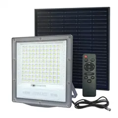 OPALUX - Reflector LED 150W con panel solar tricolor Opalux