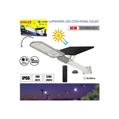 OPALUX - LUMINARIA LED CON PANEL SOLAR PARA POSTES PASTORAL