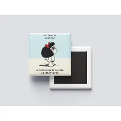 GENERICO - Pack x 4 Imanes decorativos Mafalda