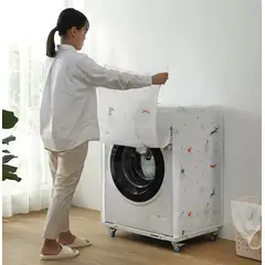 GENERICO - COBERTOR FUNDA LAVADORA IMPERMEABLE CUIDADO DE LAVADORA ROPA Estilo A