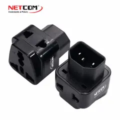 GENERICO - ADAPTADOR DE CORRIENTE C14 A UNIVERSAL