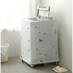 GENERICO - COBERTOR FUNDA LAVADORA IMPERMEABLE CUIDADO DE LAVADORA ROPA Estilo B