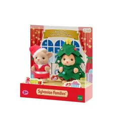 SYLVANIAN FAMILIES - Juguete Sylvanian Ternurin Set Navidad Duo Babies Original