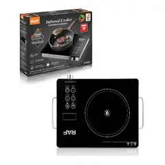 GENERICO - Cocina Eléctrica Infrarroja Digital de 1 hornilla Marca Raf