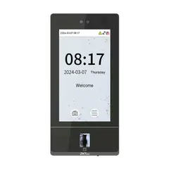 ZKTECO - Control de Acceso y Asistencia ZKTeco SenseFace-7A WIFI, Rostro Huella y Tarjeta, Negro