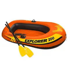 Intex - Bote Inflable Explorer 200 Remos + Inflador