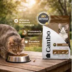 GENERICO - 1Kg - Canbo Cat Senior  Alimento para Gatos Adultos Mayores