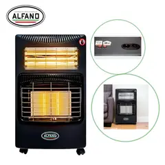 Alfano - Estufa Dual Gas Y Eléctrica  Alfano Ld-168gqfnew