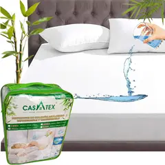 GENERICO - Protector impermeable para colchon 2 plazas