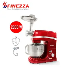 FINEZZA - Batidora FINEZZA  FZ-6820B 2000W 5.5 lts. Con moledor de carne