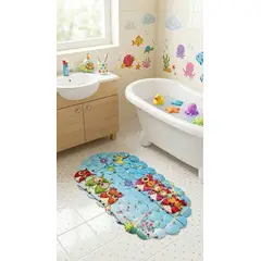 GENERICO - PISO PARA BAÑO DE NIÑOS ESTAMPADO DE BUHO ANTIDESLIZANTE