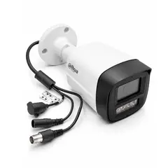 DAHUA - DAHUA DH-HAC-HFW1200TLMN-IL-T HDCVI TUBO 2MP DUAL LIGHT 40M AUDIO DOBLE VIA IP67