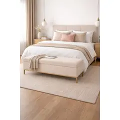 ARTSOFA - Banqueta Tres Cuerpos Relax Beige Antifluido